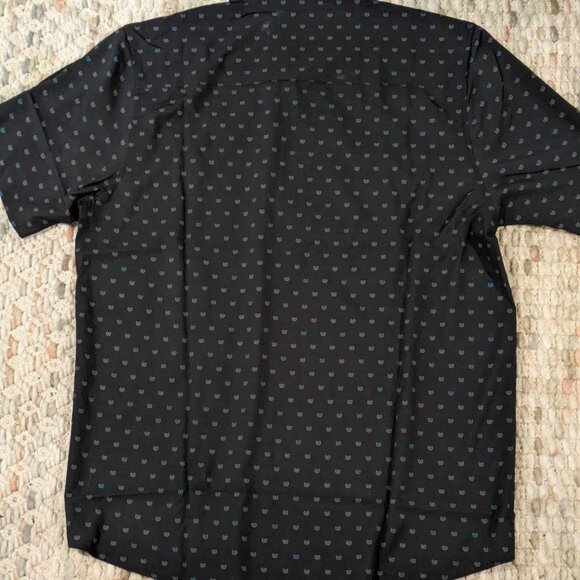 Dixxon Flannel Co shirt Lucky13 Mens L/XL short sleeve black button up-NWOT - Picture 2 of 12